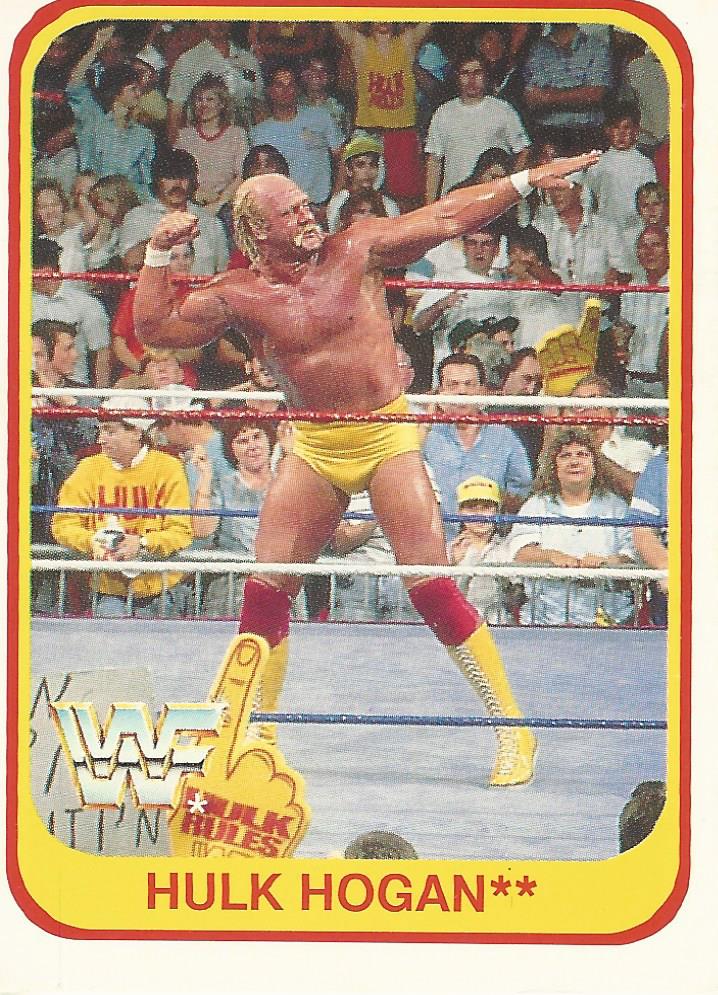 Carte à Collectionner Hulk Hogan #61/150 - 1991 Merlin WWF - Édition Italienne