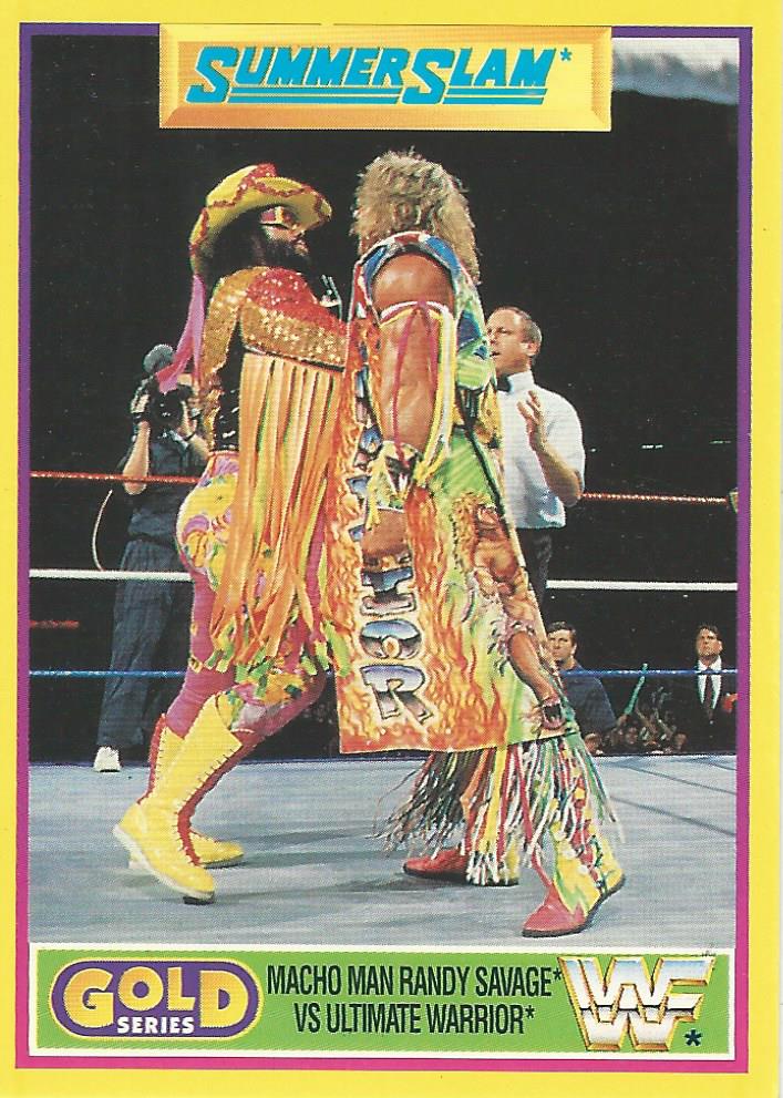 Carte à Collectionner Hulk Hogan - WWF Merlin 1991 N°1 - Édition Allemande - Très Bon État