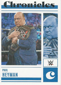 WWE Panini Chronicles 2023 Trading Cards Paul Heyman No.100