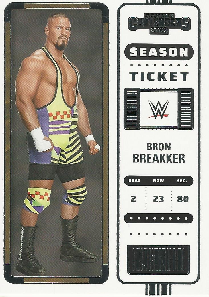 WWE Panini Chronicles 2023 Trading Cards Bron Breakker No.101