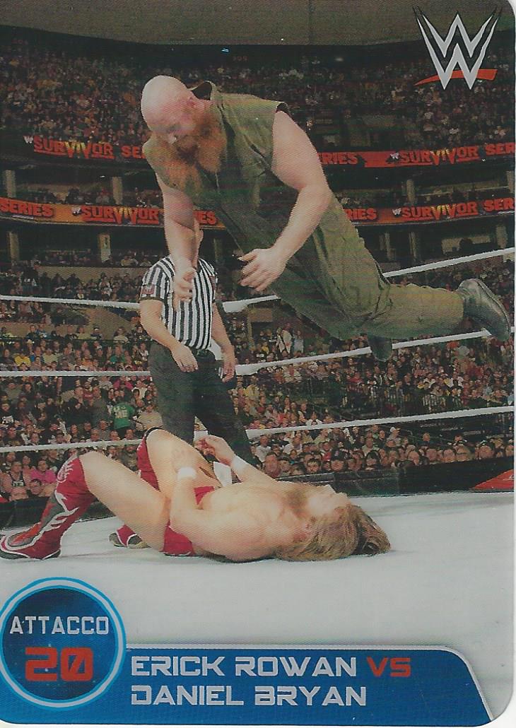 WWE Edibas Lamincards 2014 Erick Rowan No.128