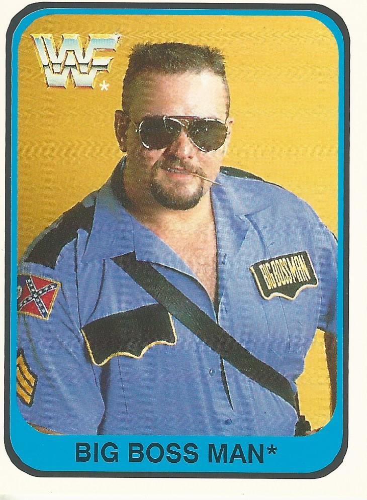 WWF Merlin 1991 Trading Cards Big Boss Man No.102