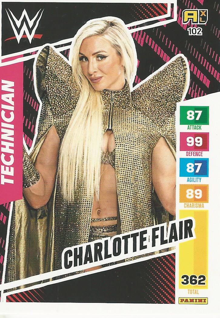 WWE Panini XL Adrenalyn 2024 Trading Cards Charlotte Flair No.102