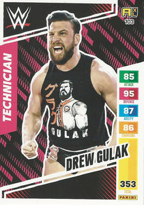 WWE Panini XL Adrenalyn 2024 Trading Cards Drew Gulak No.103