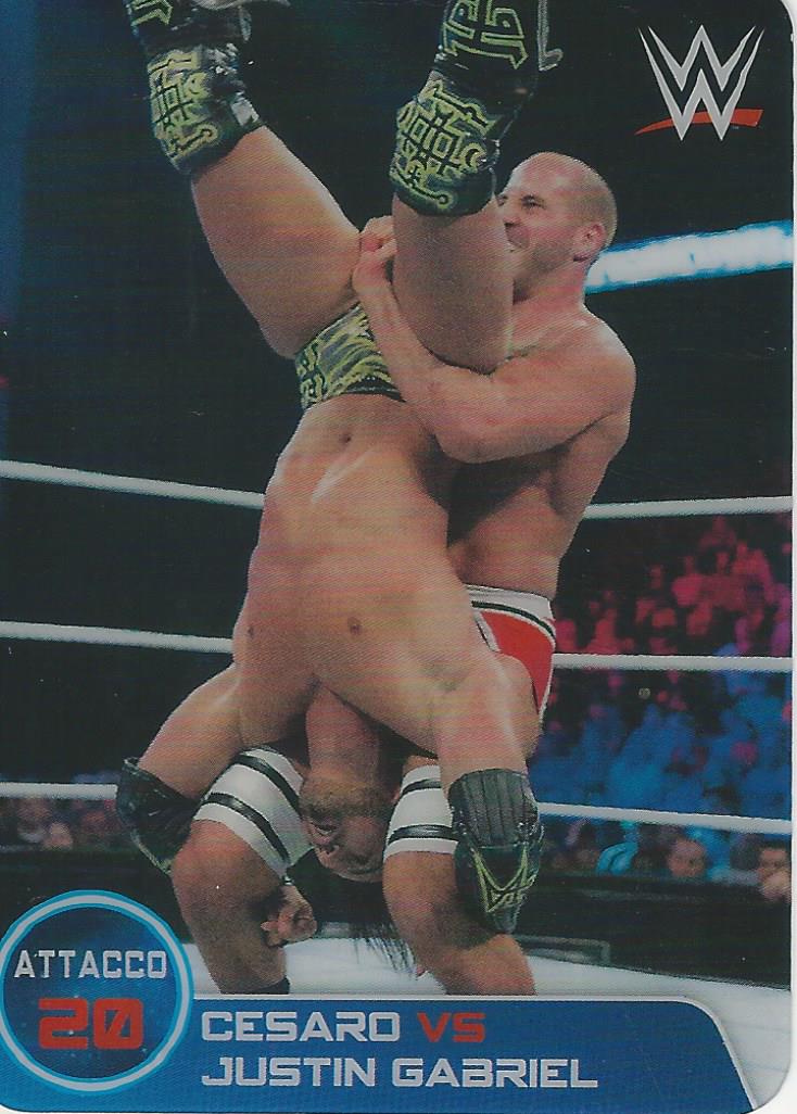 WWE Edibas Lamincards 2014 Cesaro No.142