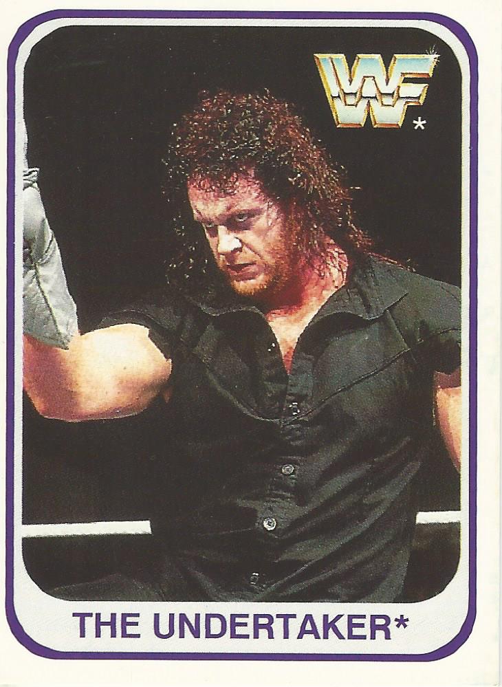 WWF Merlin 1991 Trading Cards Undertaker No.104