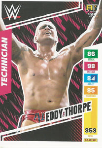 WWE Panini XL Adrenalyn 2024 Trading Cards Eddie Thorpe No.104 Rookie