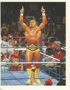 WWF Merlin Stickers 1991 Hulk Hogan No.6
