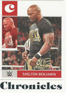 WWE Panini Chronicles 2023 Trading Cards Shelton Benjamin No.27