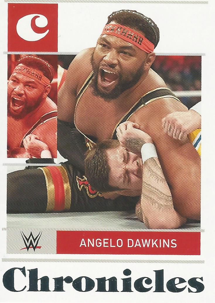 WWE Panini Chronicles 2023 Trading Cards Angelo Dawkins No.28
