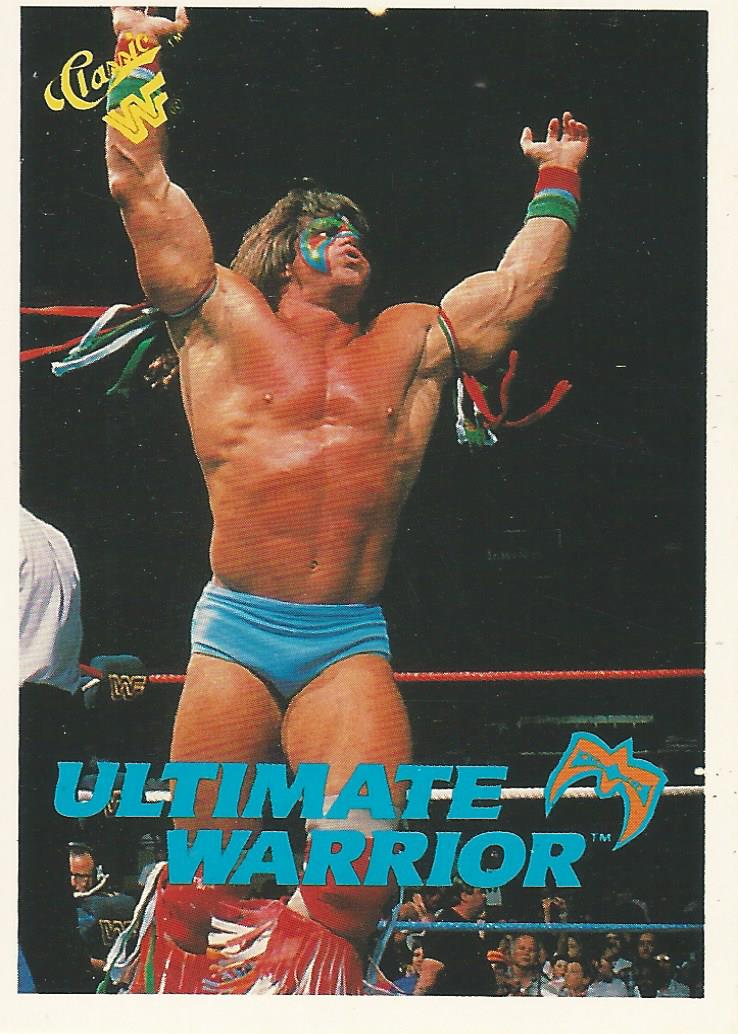 WWF Classic Trading Cards 1990 Ultimate Warrior No.106