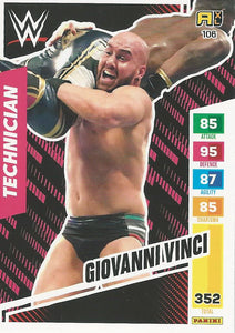 WWE Panini XL Adrenalyn 2024 Trading Cards Giovanni Vinci No.106