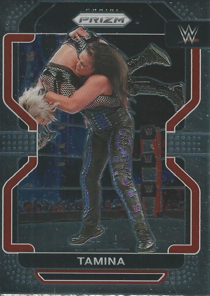 WWE Panini Prizm 2022 Trading Cards Tamina No.156