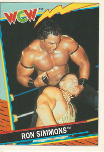WCW Topps 1992 Trading Cards Ron Simmons No.10