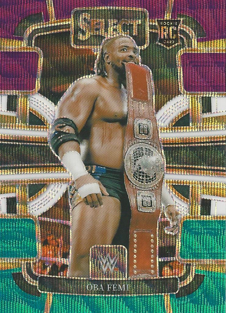 WWE Panini Select 2024 Trading Cards Tri Colour Oba Femi No.38