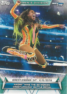 WWE Topps Women Division 2019 Trading Cards Naomi No.67