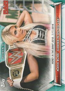 WWE Topps Women Division 2019 Trading Cards Alexa Bliss No.79