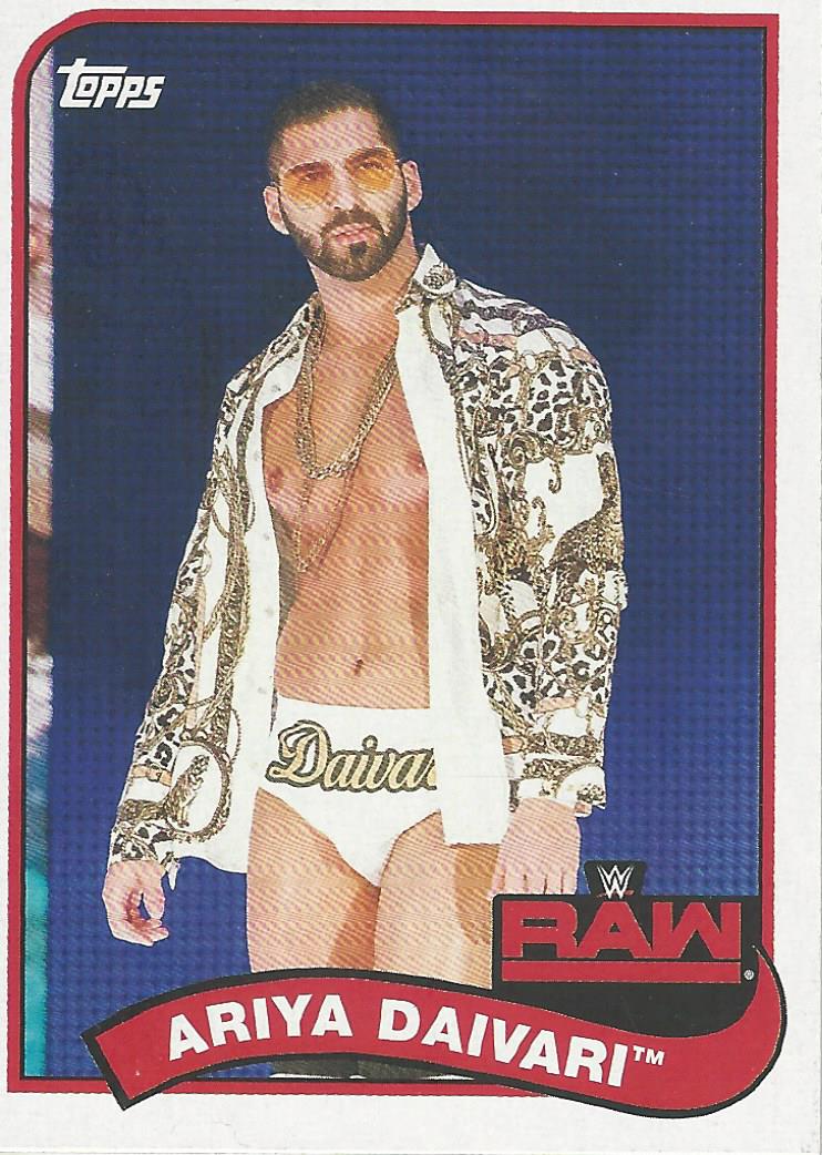 WWE Topps Heritage 2018 Trading Cards Ariya Daivari No.112