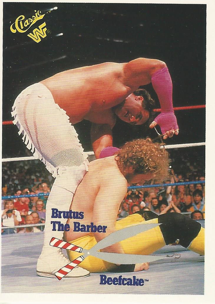 WWF Classic Trading Cards 1990 Brutus Beefcake No.113