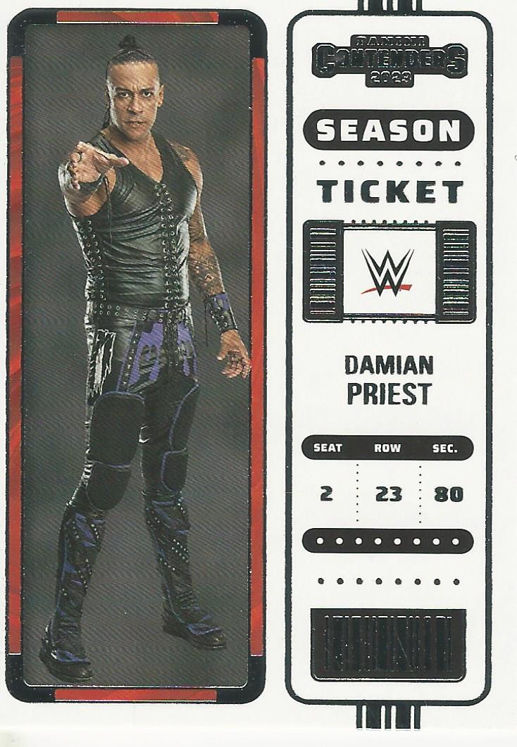 WWE Panini Chronicles 2023 Trading Cards Damian Priest No.113