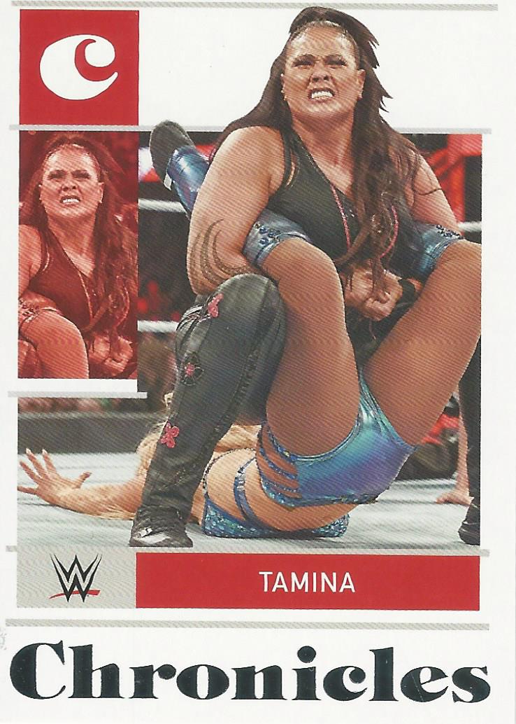 WWE Panini Chronicles 2023 Trading Cards Tamina No.47
