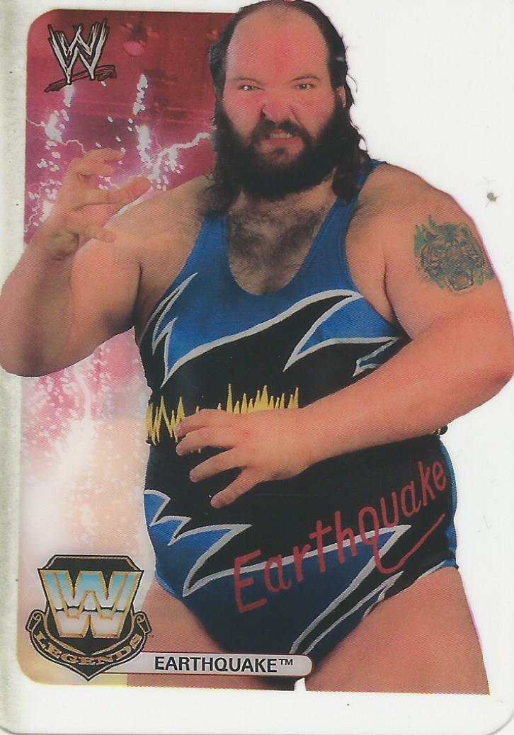 WWE Edibas Lamincards 2008 Earthquake No.114