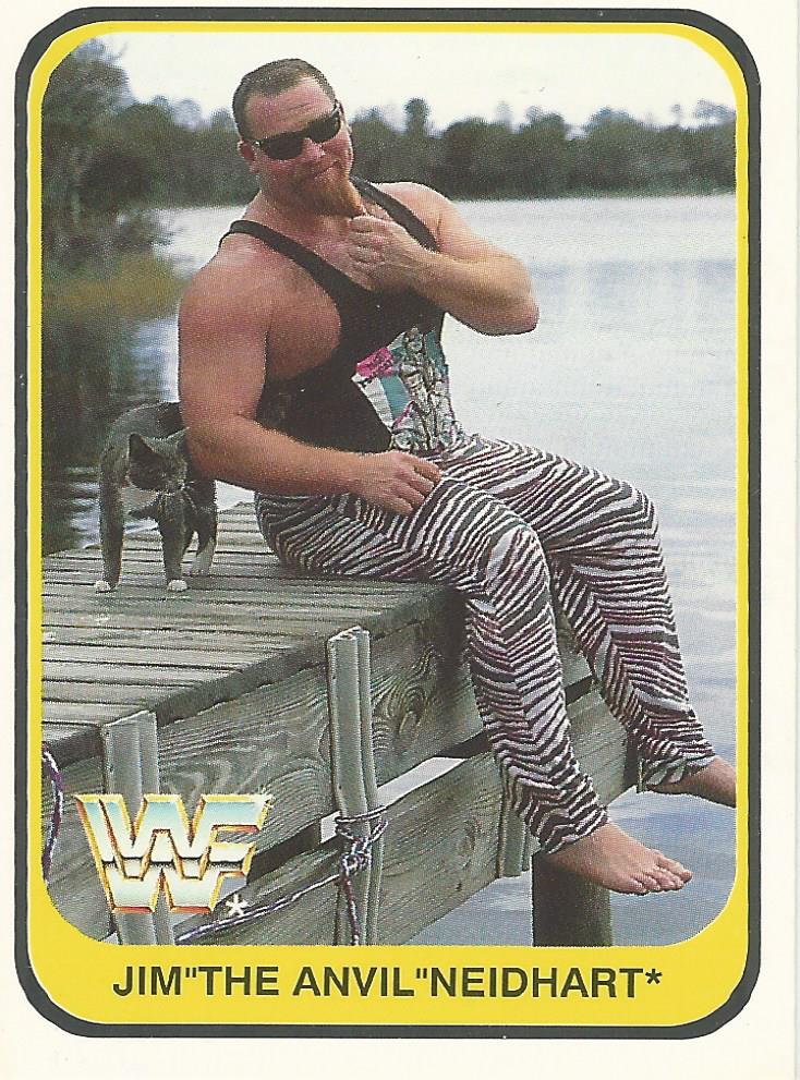WWF Merlin 1991 Trading Cards Jim Neidhart No.114