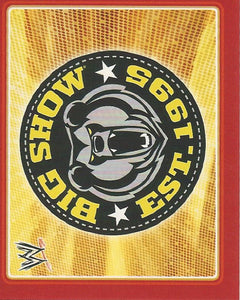 WWE Topps Icons 2013 Sticker Collection Big Show No.116