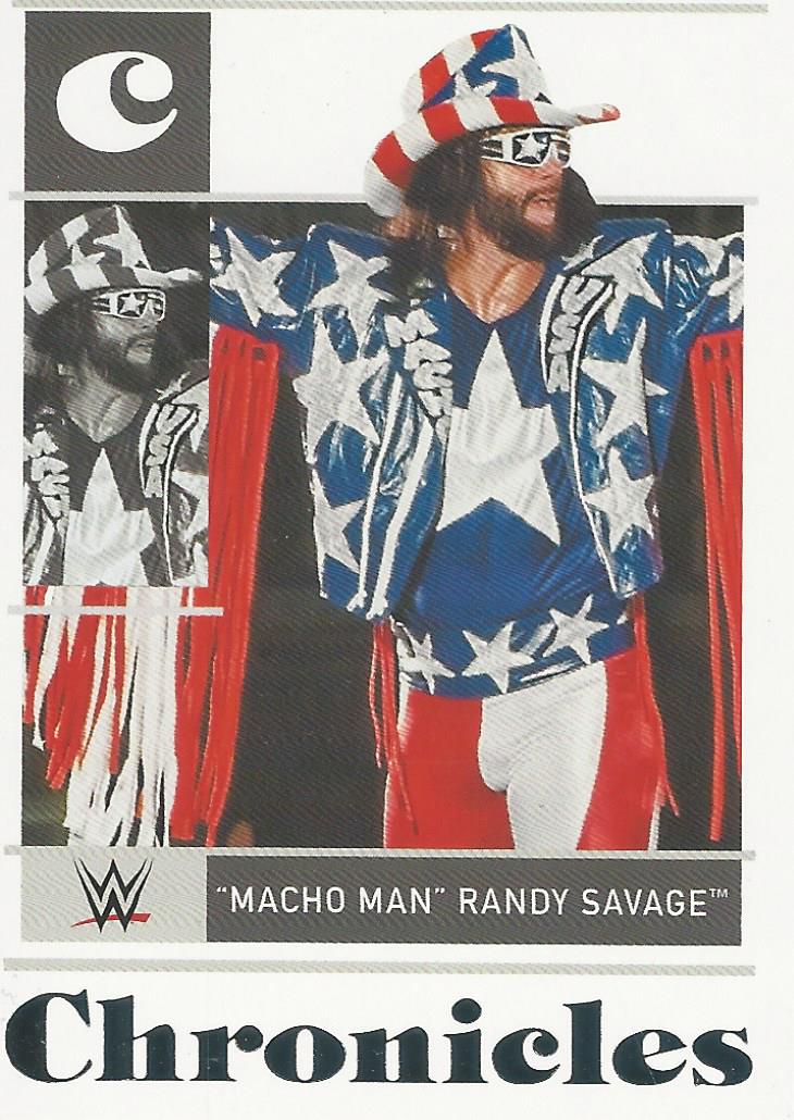 WWE Panini Chronicles 2023 Trading Cards Macho Man Randy Savage No.55