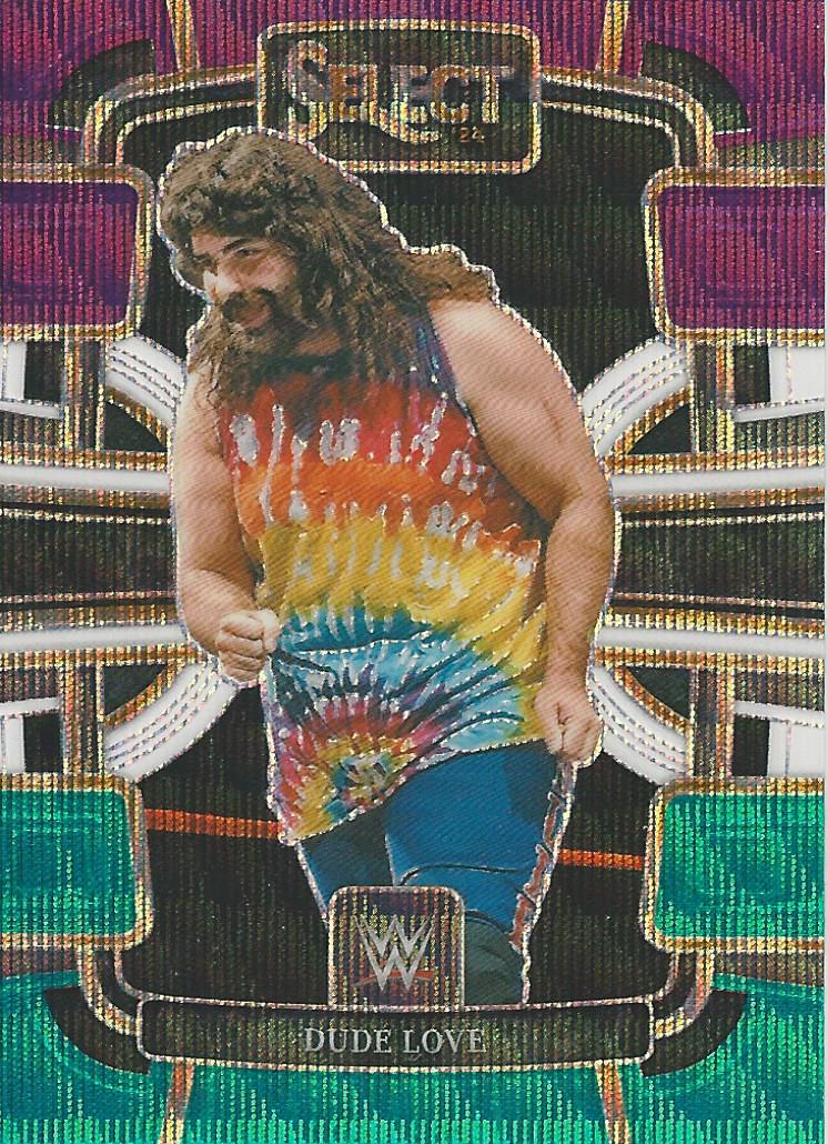 WWE Panini Select 2024 Trading Cards Tri Colour Dude Love No.65