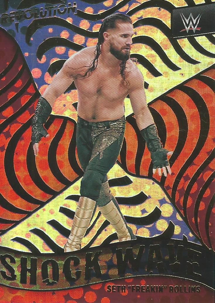 WWE Panini Revolution 2022 Trading Cards Seth Rollins SHOCKWAVE No.30