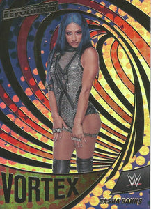 WWE Panini Revolution 2022 Trading Cards Sasha Banks VORTEX No.3