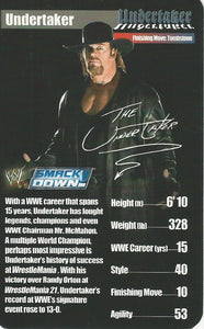 WWE Top Trumps Superstars 1 2005 Undertaker