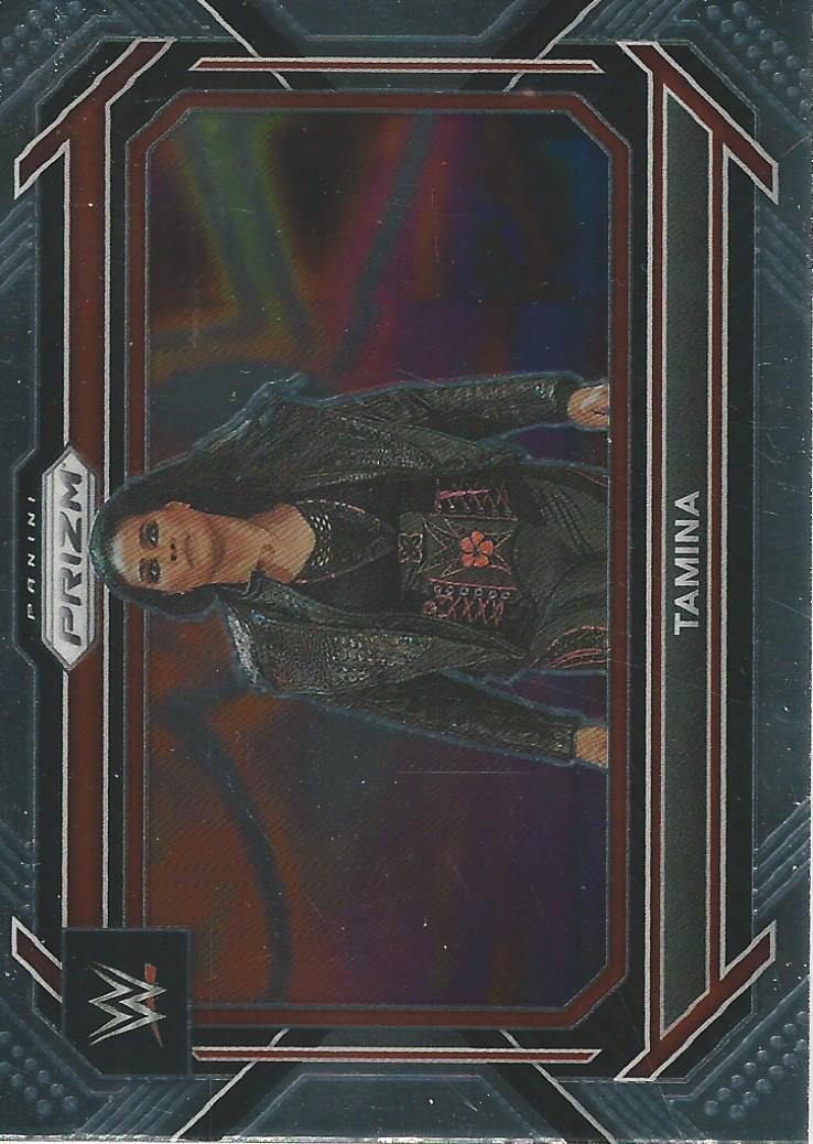 WWE Panini Prizm 2023 Trading Cards Tamina No.11