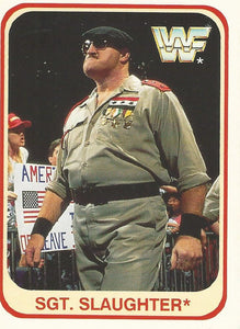 WWF Merlin 1991 Trading Cards Sgt Slaughter No.11