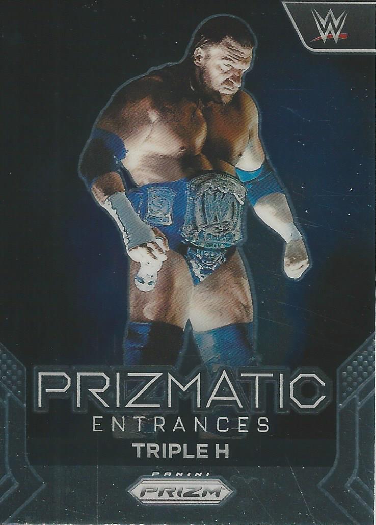 WWE Panini Prizm 2024 Trading Cards Prizmatic Entrances Triple H No.13