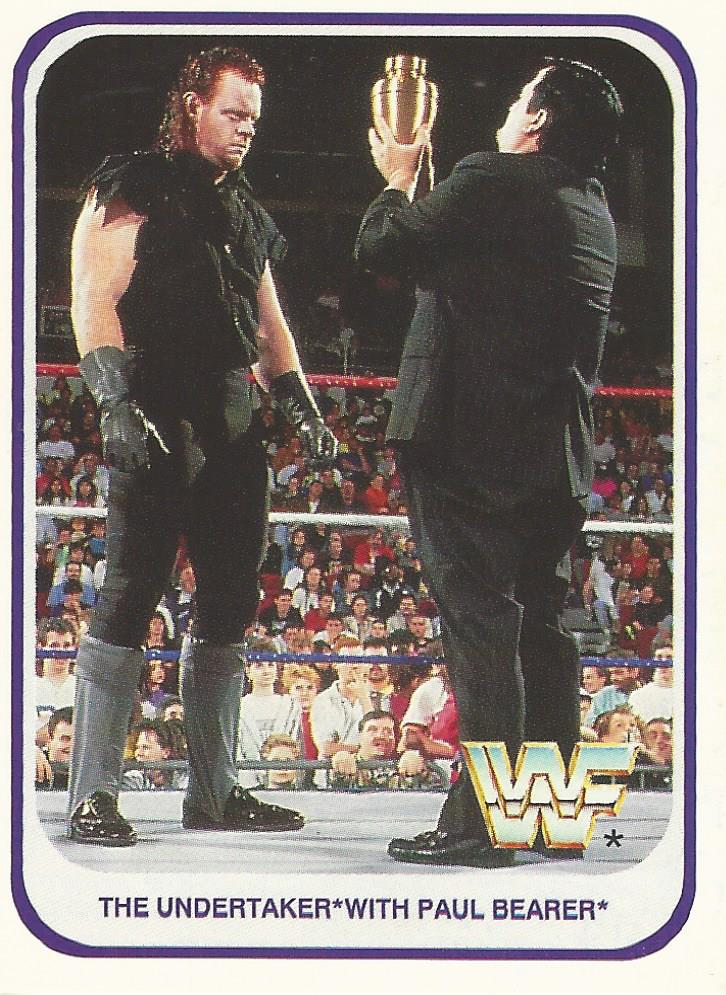 CARTE THE BERZERKER # 98 MERLIN TRADING CARD WWF