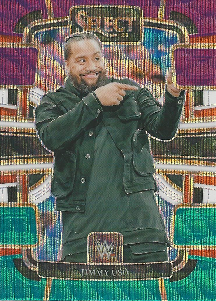 WWE Panini Select 2024 Trading Cards Tri Colour Jimmy Uso No.76