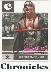 WWE Panini Chronicles 2023 Trading Cards Bret Hart No.63