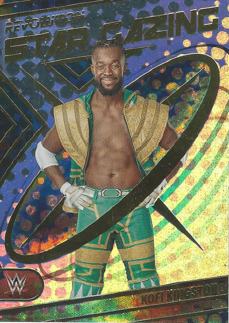 WWE Panini Revolution 2023 Trading Cards STAR GAZING Kofi Kingston No.29