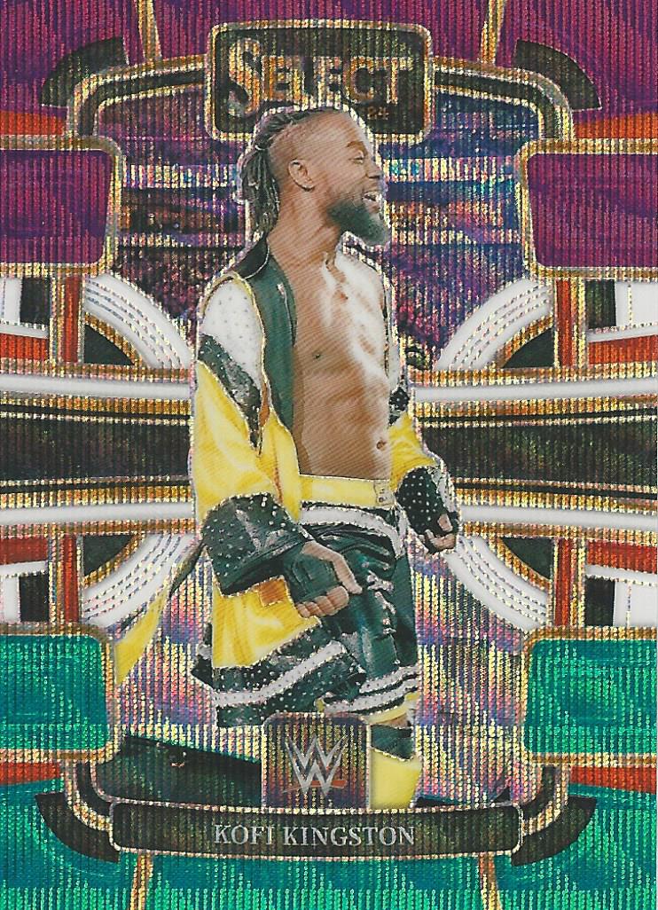 WWE Panini Select 2024 Trading Cards Tri Colour Kofi Kingston No.90