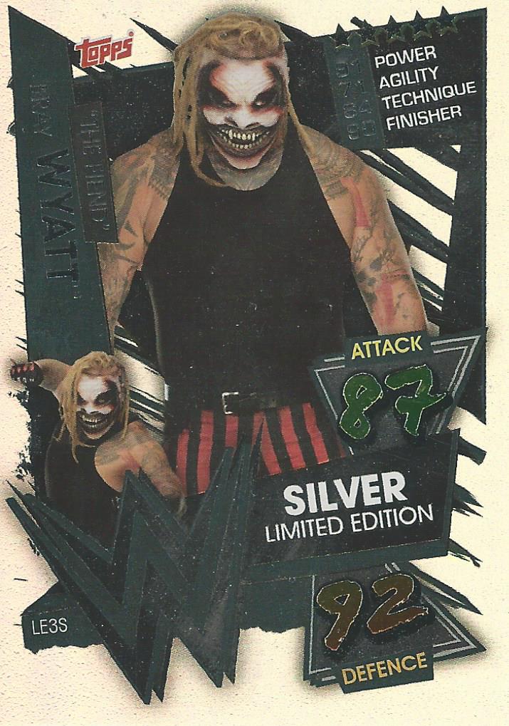 WWE Topps Slam Attax 2021 Trading Card Bray Wyatt LE3S