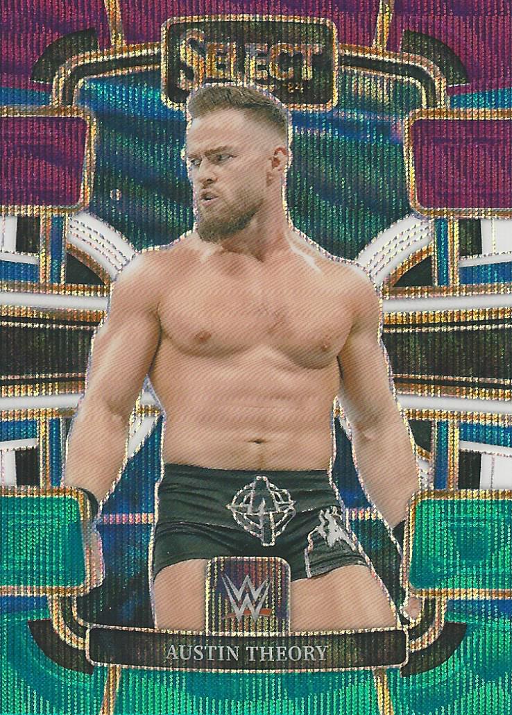 WWE Panini Select 2024 Trading Cards Tri Colour Austin Theory No.92