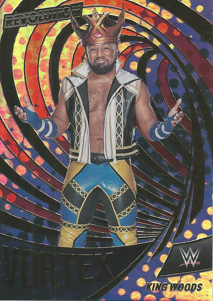 WWE Panini Revolution 2022 Trading Cards Xavier Woods VORTEX No.15