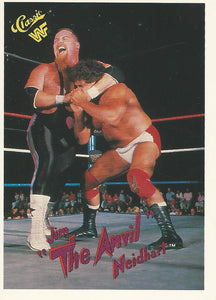WWF Classic Trading Cards 1990 Jim Neidhart No.124