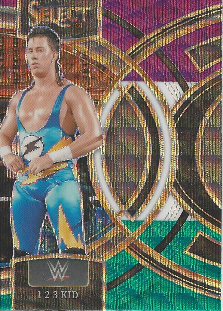 WWE Panini Select 2024 Trading Cards Tri Colour 1-2-3 Kid No.111