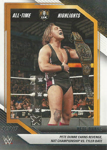 WWE Panini NXT 2022 Trading Cards All Time Highlights Pete Dunne No.11