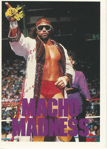 WWF Classic Trading Cards 1990 Macho Man Randy Savage No.126