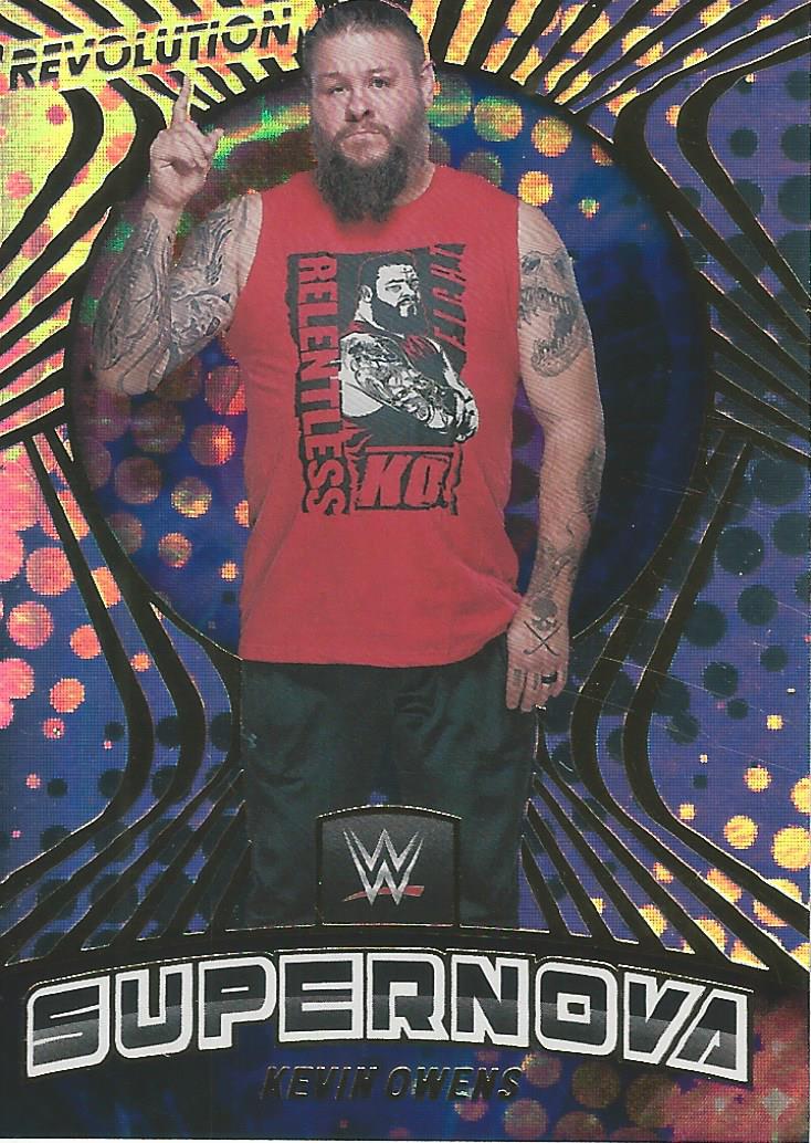 WWE Panini Revolution 2022 Trading Cards Kevin Owens SUPERNOVA No.5