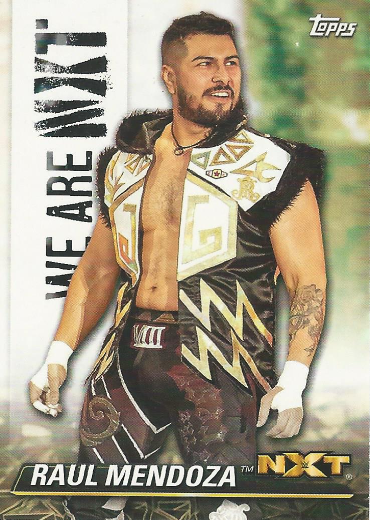 WWE Topps NXT 2021 Trading Cards Raul Mendoza NXT-44